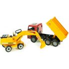 Bruder 02751 MAN teherautó Liebherr lapátos kotrógéppel