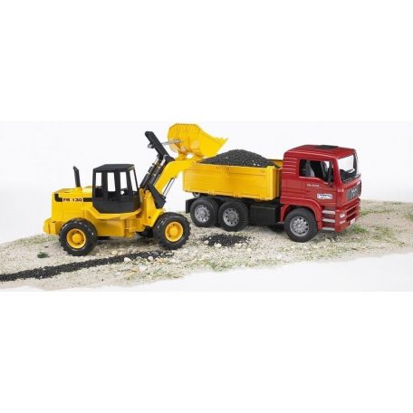 Bruder 02752 MAN TGA billencs FR 130 homlokrakodóval