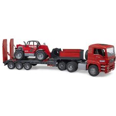 Bruder 02774 MAN TGA tréler Manitou rakodóval