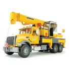Bruder 2818 MACK Granite teherautó Liebherr daruval
