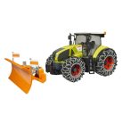 Bruder 03018 Claas Axion 950 hólánccal és ekével