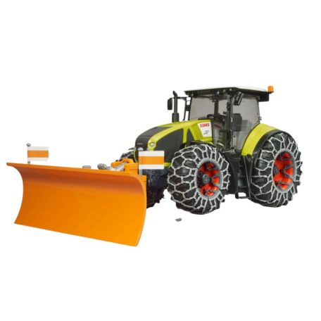 Bruder 03018 Claas Axion 950 hólánccal és ekével