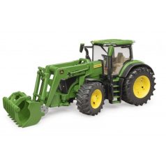Bruder 3151 John Deere 7R 350 traktor homlokrakodóval