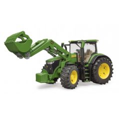 Bruder 3151 John Deere 7R 350 traktor homlokrakodóval