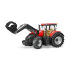 Bruder 03198 CASE IH Optum 300 CVX traktor homlokrakodóval és bálaszállítóval