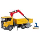 Bruder 03551 Scania teherautó rakodókarral