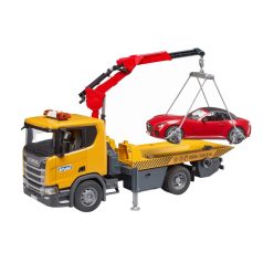   Bruder 03552 Scania Super 560R vontatási szolgáltatás autóval