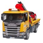 Bruder 03552 Scania Super 560R vontatási szolgáltatás autóval