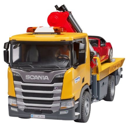 Bruder 03552 Scania Super 560R vontatási szolgáltatás autóval