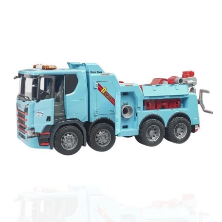Bruder 03553 Scania Super 560R autómodell műszaki mentő és autómentő teherautó fény- és hangmodullal