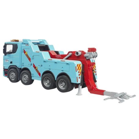 Bruder 03553 Scania Super 560R autómodell műszaki mentő és autómentő teherautó fény- és hangmodullal