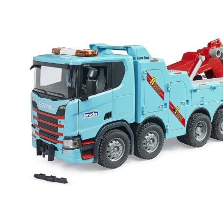 Bruder 03553 Scania Super 560R autómodell műszaki mentő és autómentő teherautó fény- és hangmodullal