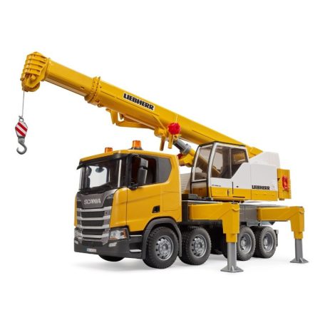 Bruder 03571 Scania teherautó Liebherr daruval