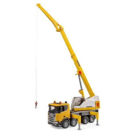 Bruder 03571 Scania teherautó Liebherr daruval