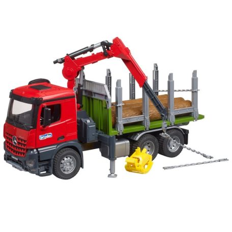 Bruder 03669 Mercedes-Benz Arocs rönkszállító mozgatható emelőkarral