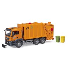 Bruder 03760 MAN narancssárga kukásautó