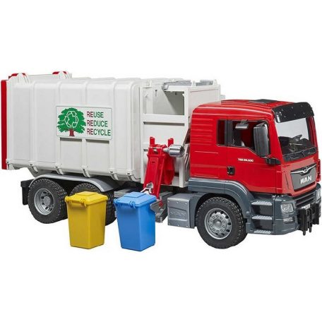 Bruder 03761 MAN TGS oldaltöltős szemetesautó