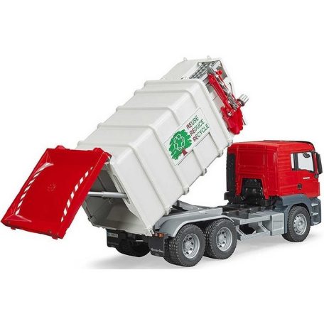 Bruder 03761 MAN TGS oldaltöltős szemetesautó