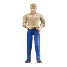 Bruder 60006 Kék nadrágos férfi munkás figura