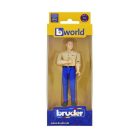 Bruder 60006 Kék nadrágos férfi munkás figura