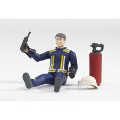 Bruder 60100 Bworld Tűzoltó figura kiegészítőkkel