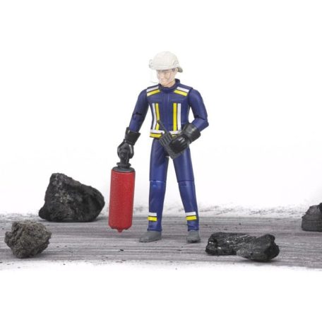 Bruder 60100 Bworld Tűzoltó figura kiegészítőkkel