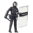 Bruder 62151 Rendőr figura pajzzsal és kiegészítőkkel