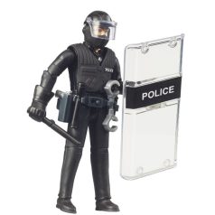 Bruder 62151 Rendőr figura pajzzsal és kiegészítőkkel