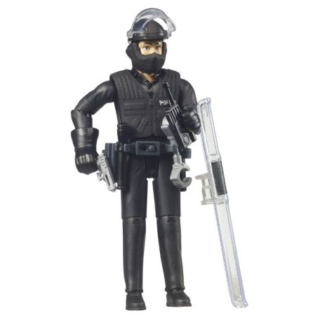 Bruder 62151 Rendőr figura pajzzsal és kiegészítőkkel