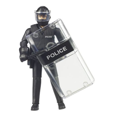 Bruder 62151 Rendőr figura pajzzsal és kiegészítőkkel
