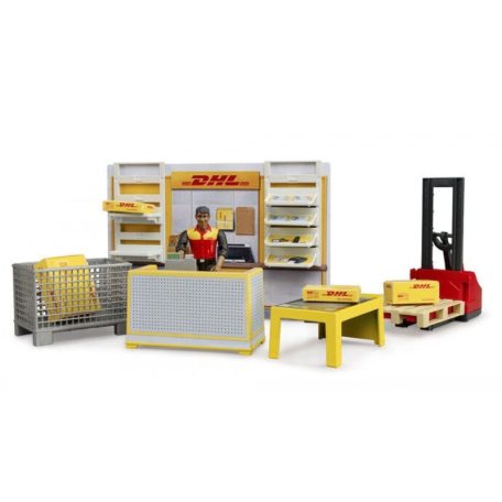 Bruder 62251 DHL csomagfelvevő és futárszolgálat