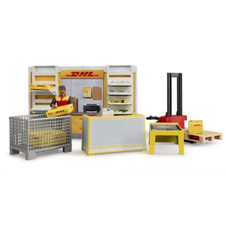 Bruder 62251 DHL csomagfelvevő és futárszolgálat