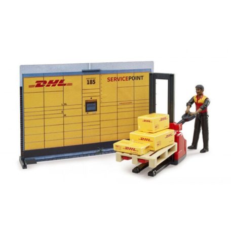 Bruder 62251 DHL csomagfelvevő és futárszolgálat