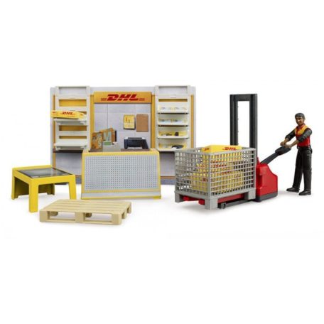 Bruder 62251 DHL csomagfelvevő és futárszolgálat