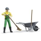 Bruder 62610 Bworld Farmer figura kiegészítőkkel