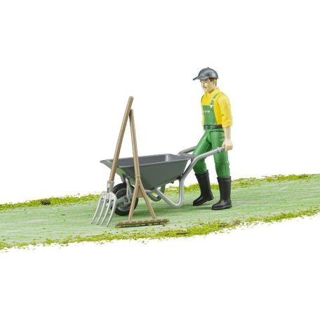 Bruder 62610 Bworld Farmer figura kiegészítőkkel