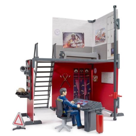 Bruder 62702 Tűzoltóállomás figurával készlet