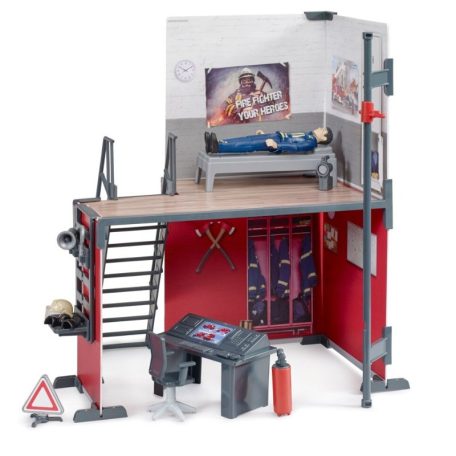 Bruder 62702 Tűzoltóállomás figurával készlet