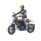 Bruder 63053 Ducati Scrambler Full Throttle motorkerékpár motoros figurával