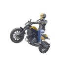 Bruder 63053 Ducati Scrambler Full Throttle motorkerékpár motoros figurával
