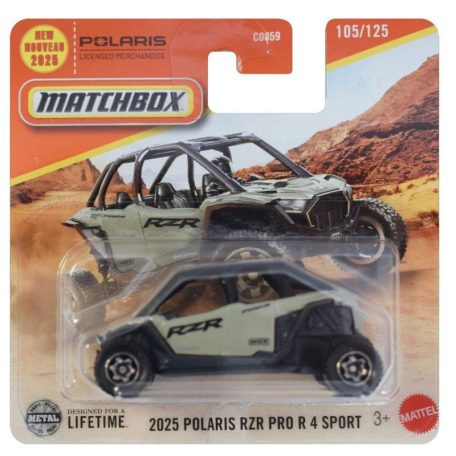 Matchbox 1:64 kisautó 105/125 2025 Polaris Rzr Pro R 4 Sport