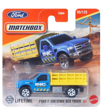 Matchbox 1:64 kisautó 95/125 Ford F-350 Stake Bed Truck
