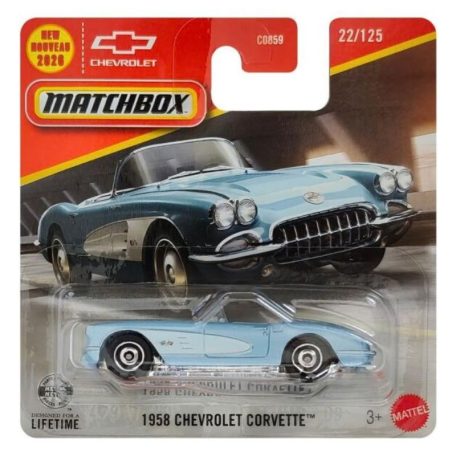 Matchbox 1:64 kisautó 22/125 1958 Chevrolet Corvette