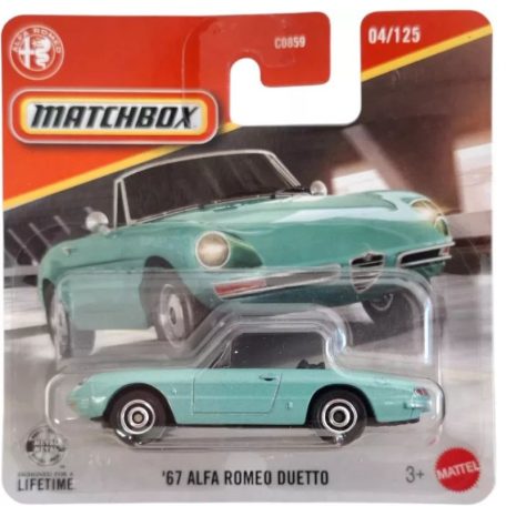 Matchbox 1:64 kisautó 04/125 '67 Alfa Romeo Duetto