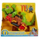 Imaginext Kalózos játékszett - Sétáló krokodil és Hook kapitány
