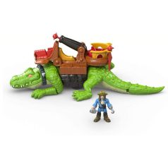   Imaginext Kalózos játékszett - Sétáló krokodil és Hook kapitány