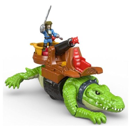 Imaginext Kalózos játékszett - Sétáló krokodil és Hook kapitány
