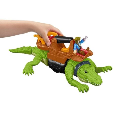 Imaginext Kalózos játékszett - Sétáló krokodil és Hook kapitány