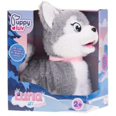 Puppy Luv interaktív plüss kutya - Luna