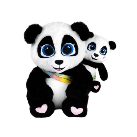 Huggy Luv Plüss karakterek - Mama és Baobao plüss panda